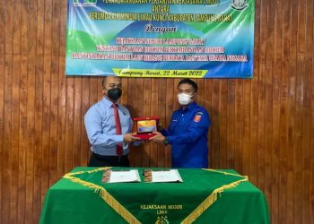 Kejari Lampung Barat MoU dengan PDAM Limau Kunci