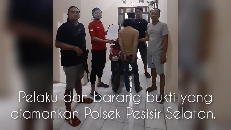 Polsek Pesisir Selatan Tangkap Pencuri Motor di Biha