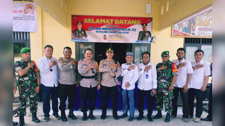 Kunker Kapolres Lampung Barat ke Polsek Bengkunat