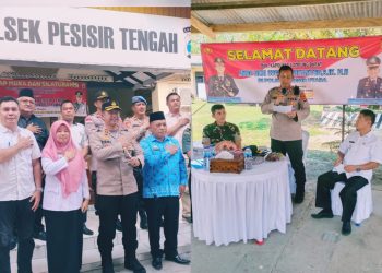 Kapolres Lampung Barat Kunker di Dua Polsek Pesisir Barat